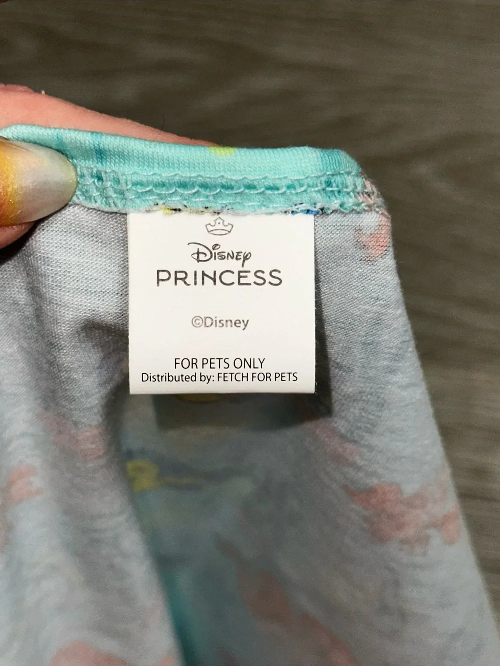 PetSmart Services Disney Princess The Little Mermaid Pet Bandana M/L 27” Ariel